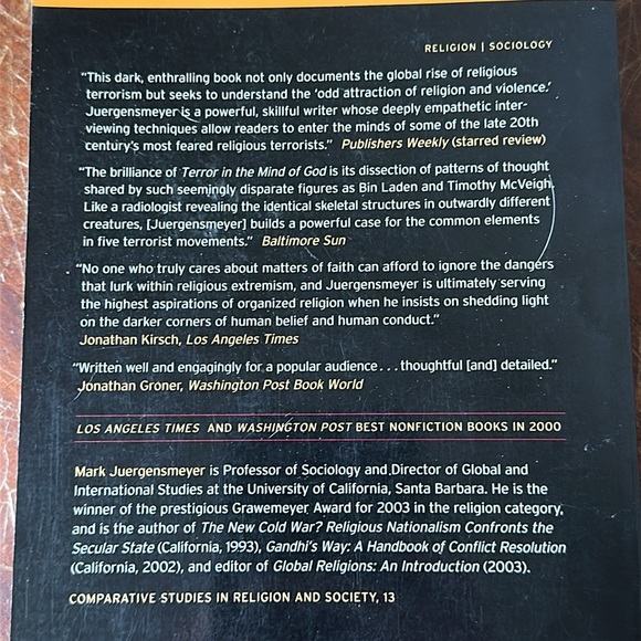 Terror in the Mind of God by Mark Juergensmeyer - Picture 2 of 4